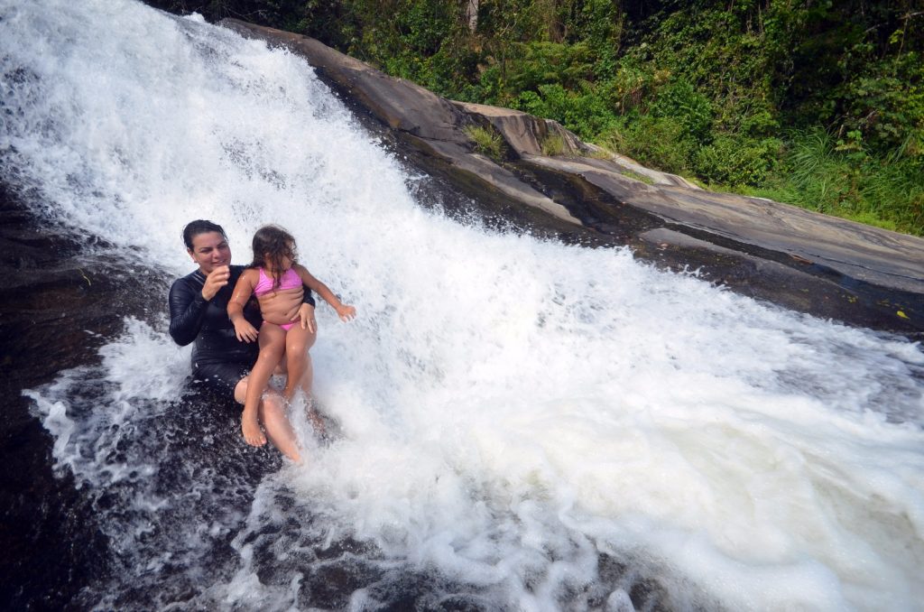 Cachoeiras são atração à parte, durante turismo rural em Primavera.