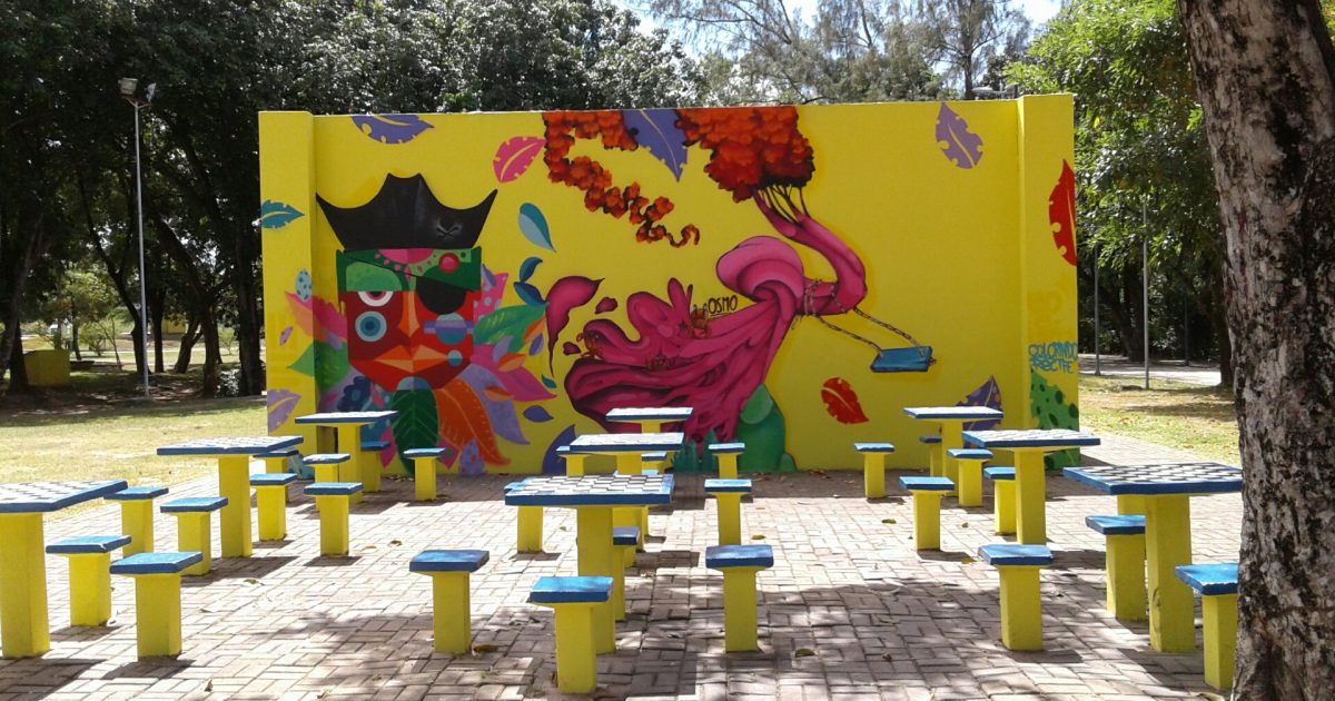  Grafitagem inibe pichadores no Recife