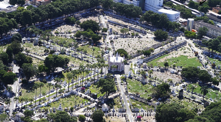 Olha! Recife tem catamarã e cemitério